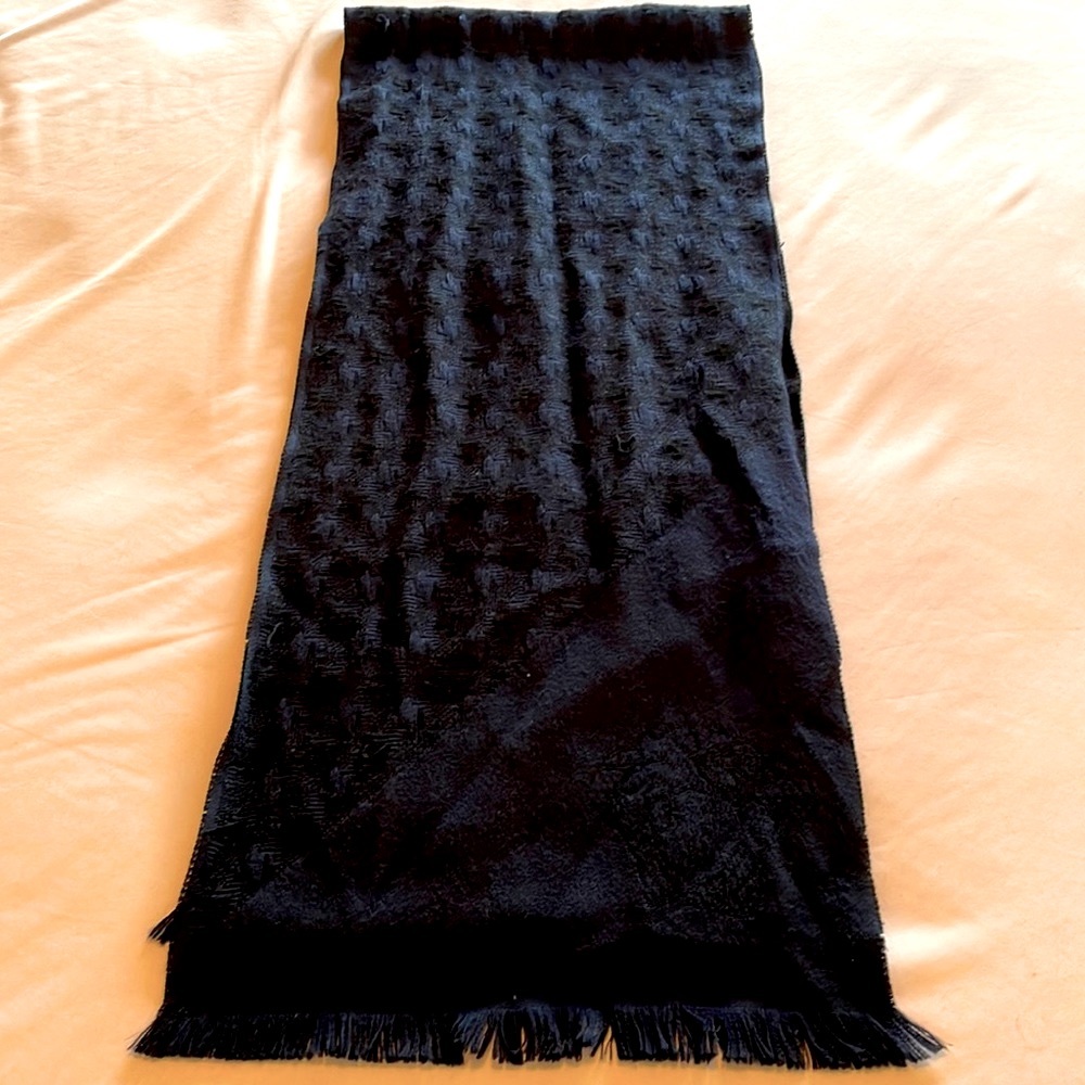 Versace Scarf - Black/Blue - Made in Italy!!